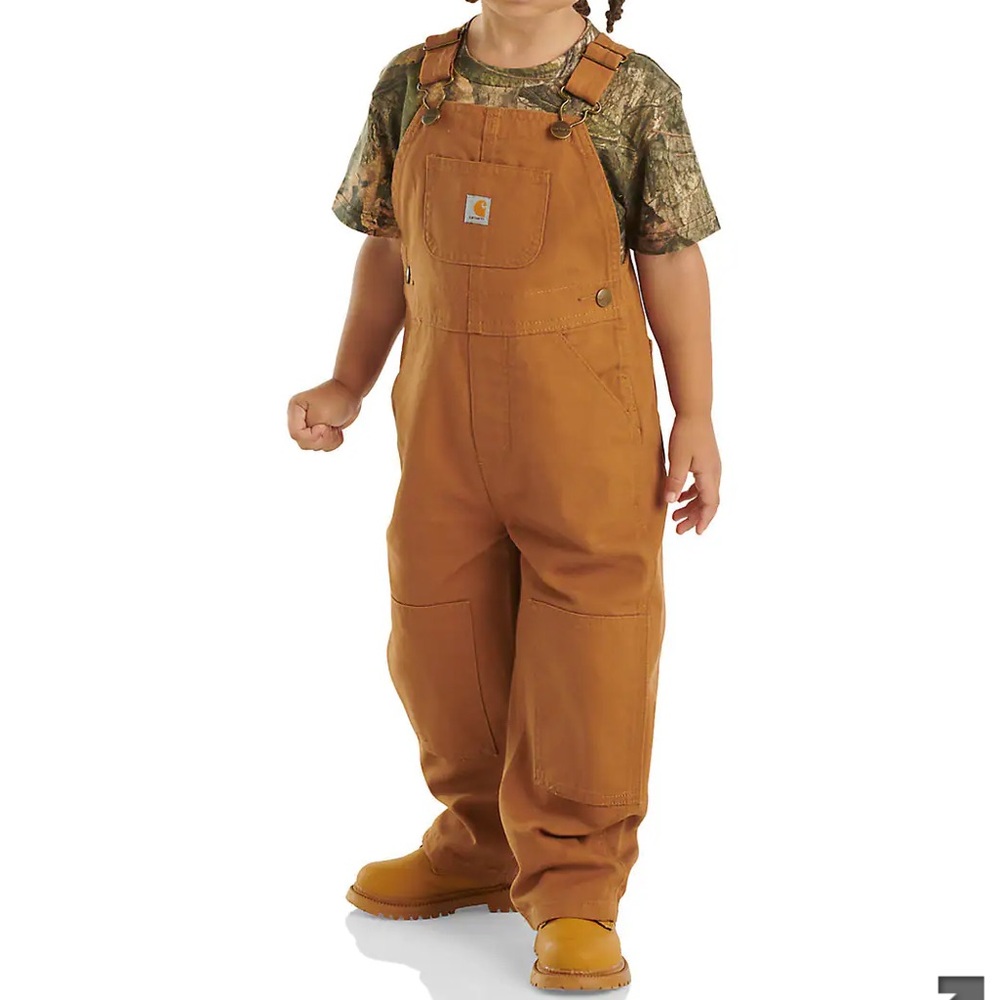 NWT baby canvas big overall